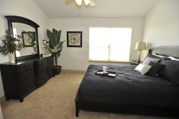 Master Bedroom w/ Vaulted Ceilings