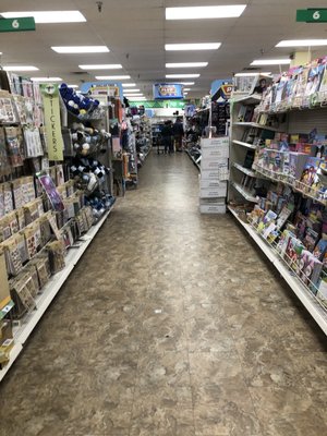 Wide open & clean aisles