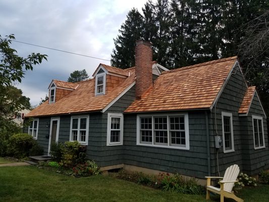 Cedar shake roof installation Basking Rjdge NJ