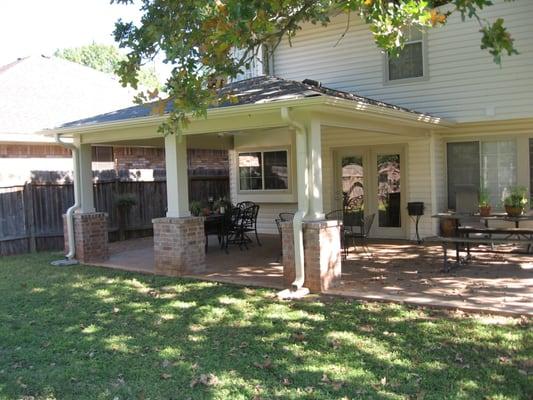 Custom designed and built patio cover