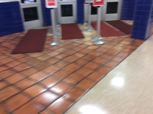 After stripping and waxing the Greyhound Bus Station in Jacksonville Fl.