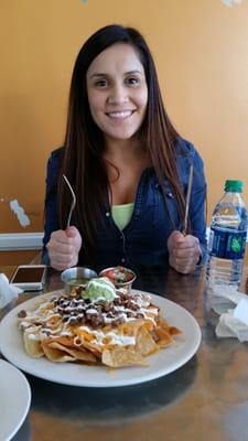 Carne Asada nachos looking good