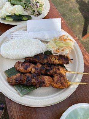 Chicken skewers