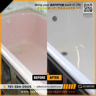 Need to re-porcelain or re-coating your Bathtubs?