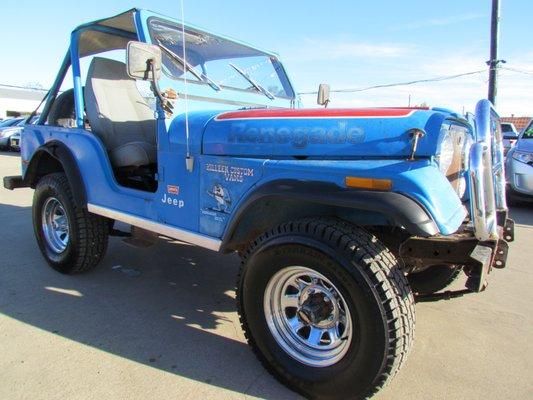 1977 Jeep Renegade CJ5, Factory AMC 304 V8, Standard Transmission