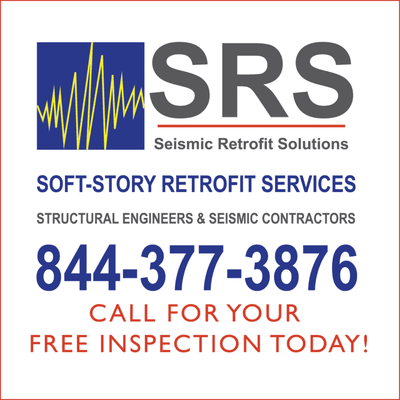 Call to schedule your free inspection on your soft-story today!