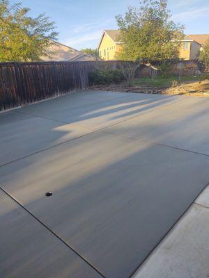 RV concrete pad