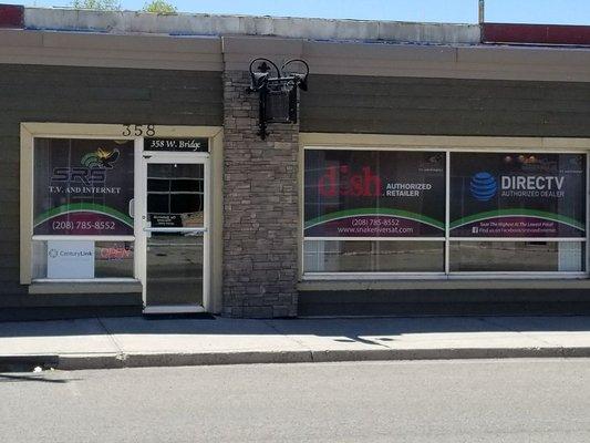 SRS TV and Internet, Blackfoot Idaho storefront.