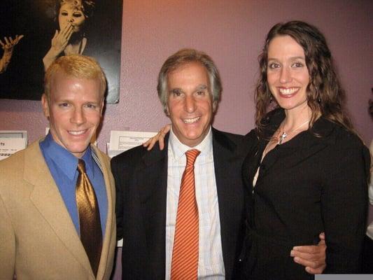 @StellaAdler: Henry Winkler, John Jack & Rochelle at Stella Adler-LA 2006