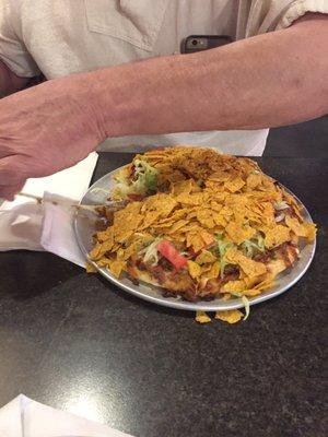 Taco pizza