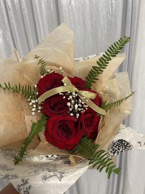 Red rose bouquet