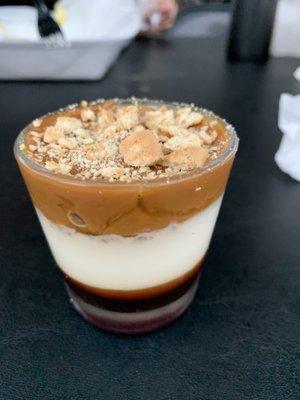 Dulce de leche panacotta