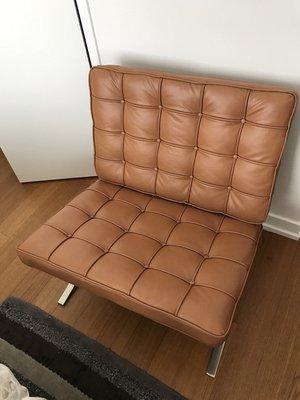 Barcelona Leather Upholstery Chair