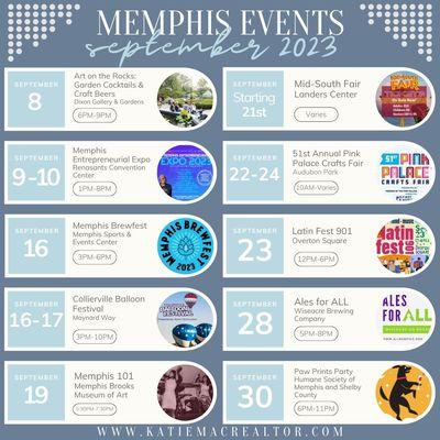 September 2023 Events for Memphis