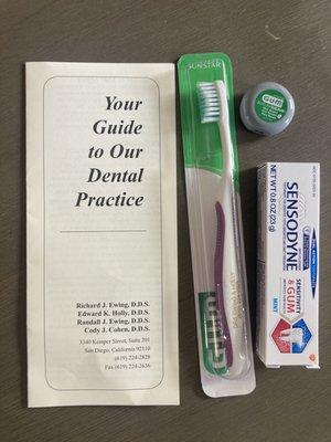 Dental goodie bag