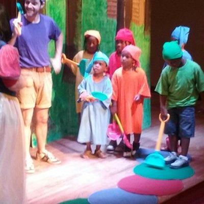 Our children participated in an interactive play..Snow White and the Seven Dwarfs