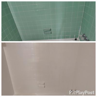 Before/After Tile Walls