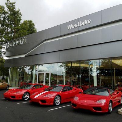 Formula 1 viewing at Ferrari Westlake after our monthly Piazza GranTurismo meet