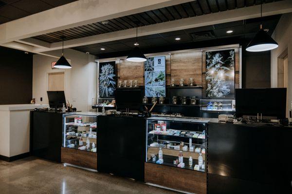 Interior  - Urban Wellness Cannabis Dispensary. Recreational sales start April 1, 2022