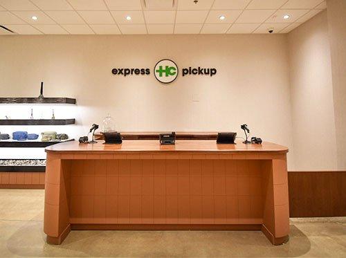 Express Pick Up Counter