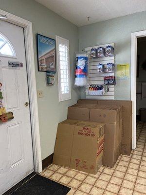 Boxes and Moving supplies