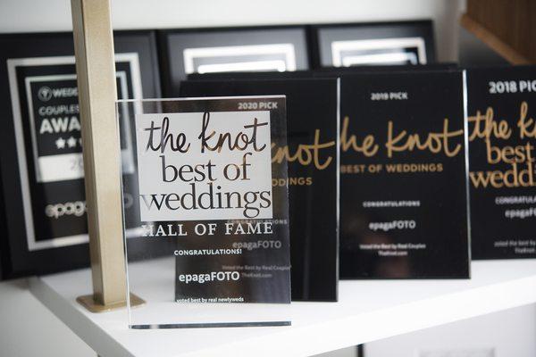 The Knot best of weddings hall of fame business!