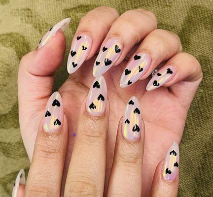 Gel X with nail art