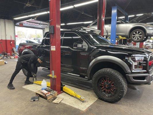 Raptor Exhaust Install