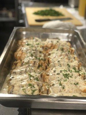 Creamy Artichoke Chicken Breast.