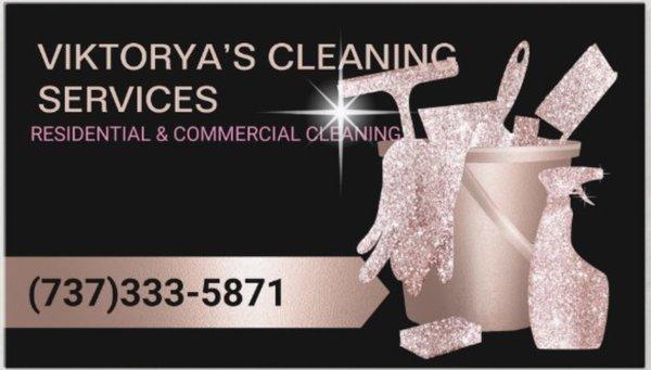 My business card for cleaning