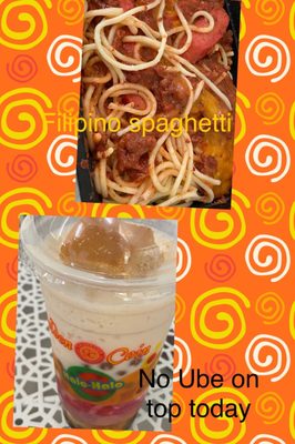 7/3/2021 Filipino spaghetti & halohalo for lunch