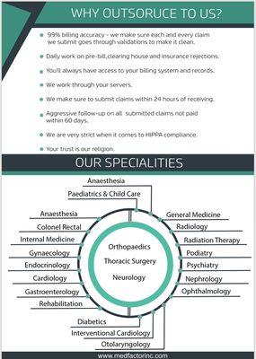 Our specialities