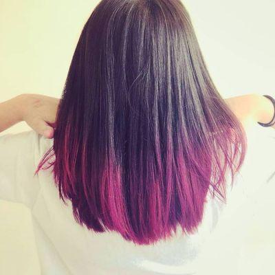 Vibrant ombre