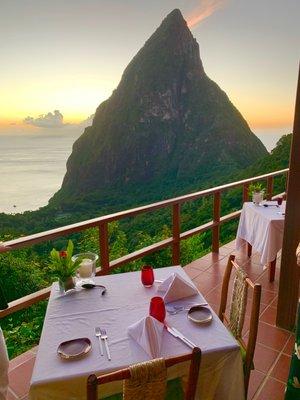 Dream Travel International also sets up the best views for your dining experience!