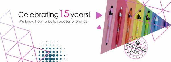 Celebrating 15 years in business!