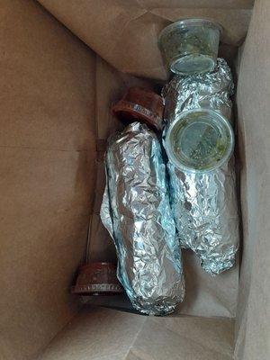 Big burrito,  this a grocery brown bag lol