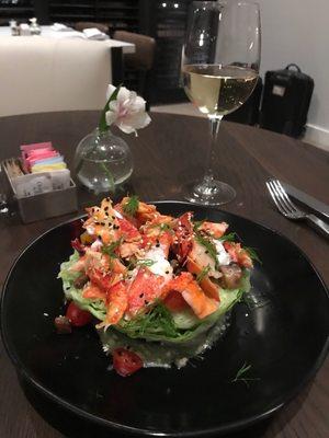 Lobster wedge salad.