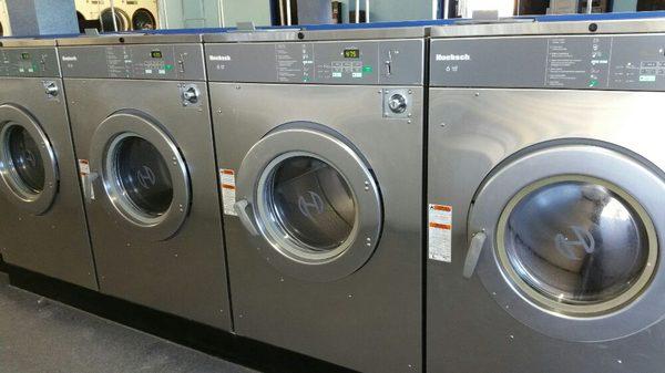 Large washers for large loads, blankets, comforters, sheets and towels!