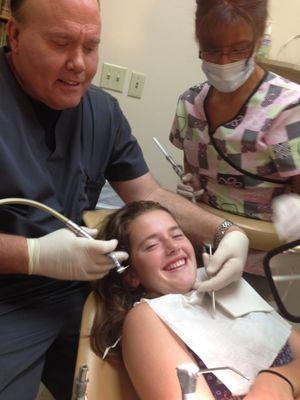 Dr. Bunkers taking care of my daughter in August 2015!