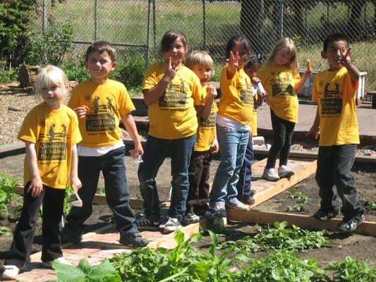 In the CCP Half Moon Bay garden