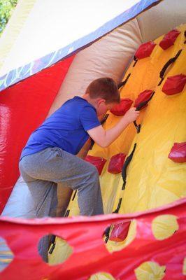 Climbing on the Inflatables