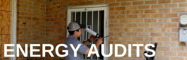 Groundwork Denver Energy Audits - employee making an energy efficiency repair