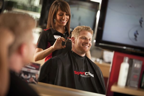 Watch sports on TV while our stylists cut your hair!