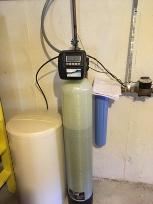 Softener and in-line filter