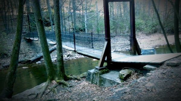 Swinging Bridge Trough Creek State Park, PA