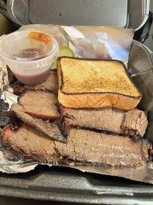 Brisket plate