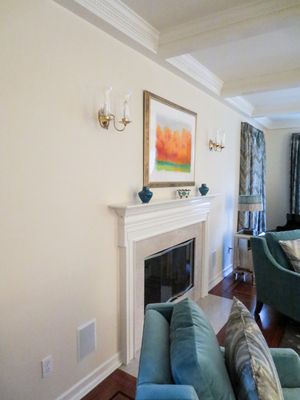 Completed full interior painting job in Greenwich, CT.