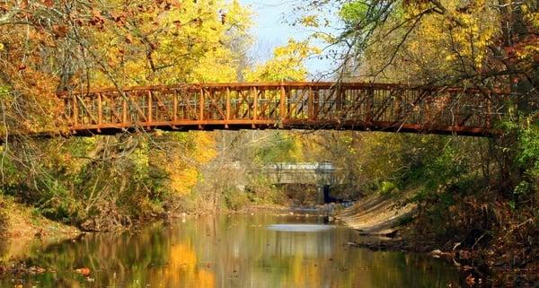 North bound into Ambler.  Fall 2010