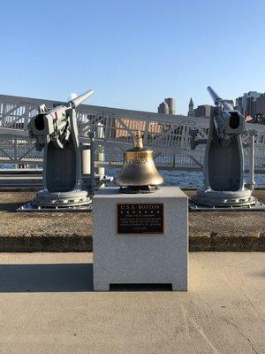 The USS Boston Bell @ The Charlestown Navy Yard in Charlestown MA.