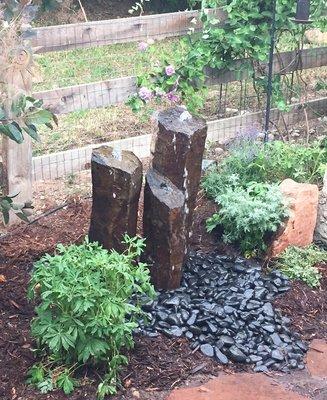 Basalt Column Fountain